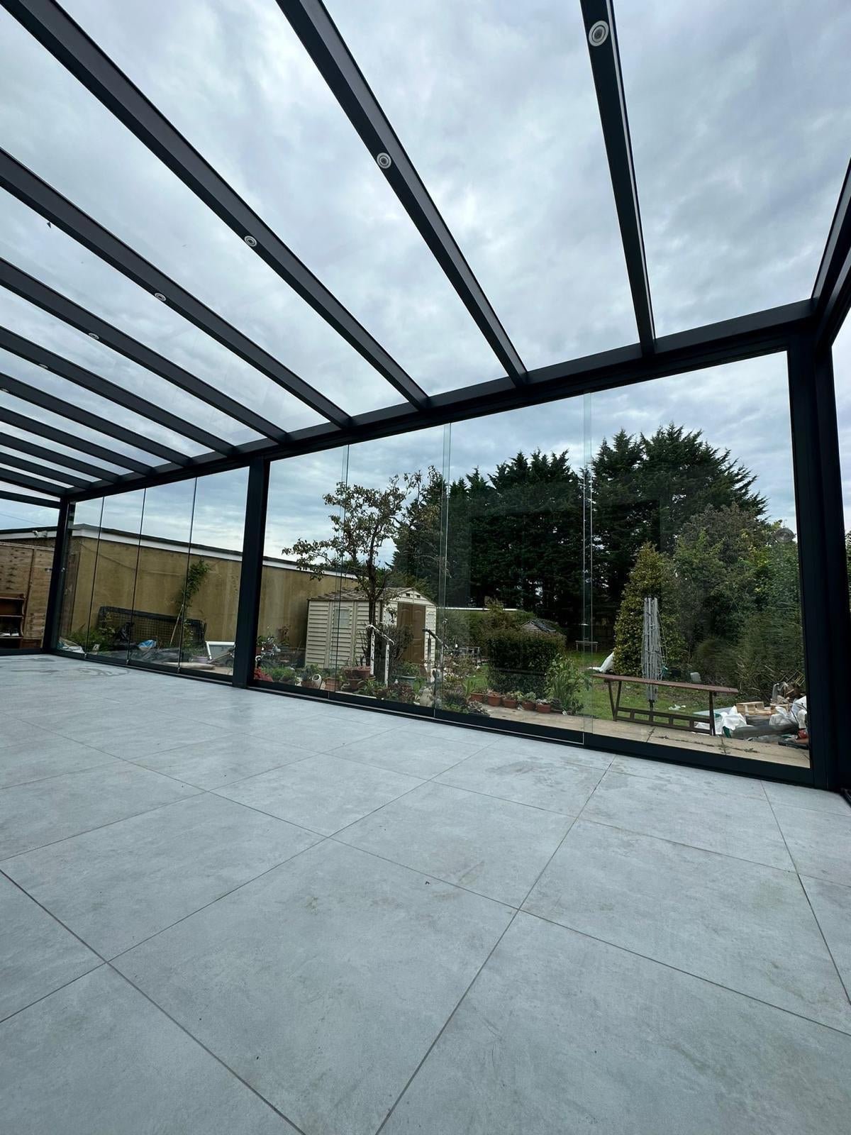 Skyline Aluminium Glass Sun Room Veranda Glass Doors