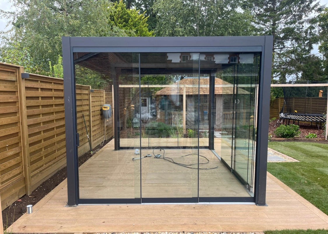 Nova Titan 8m x 3.6m Rectangular Aluminium Pergola