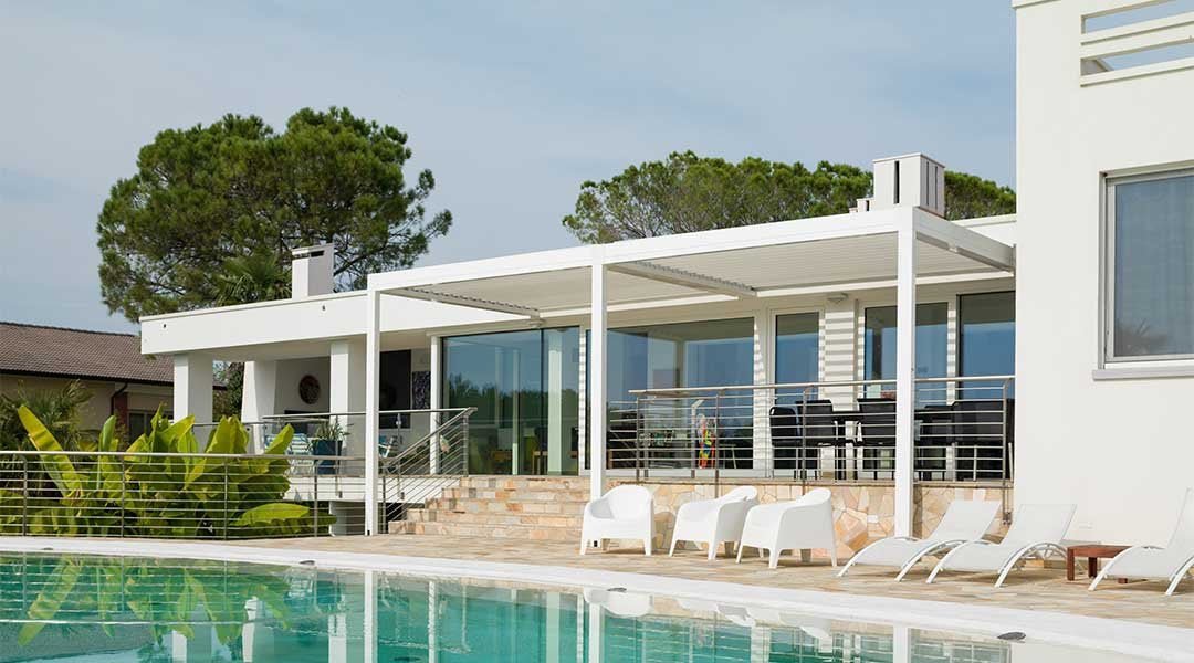 Matterhorn Rolling Roof Retractable Smart System Bioclimatic Pergola