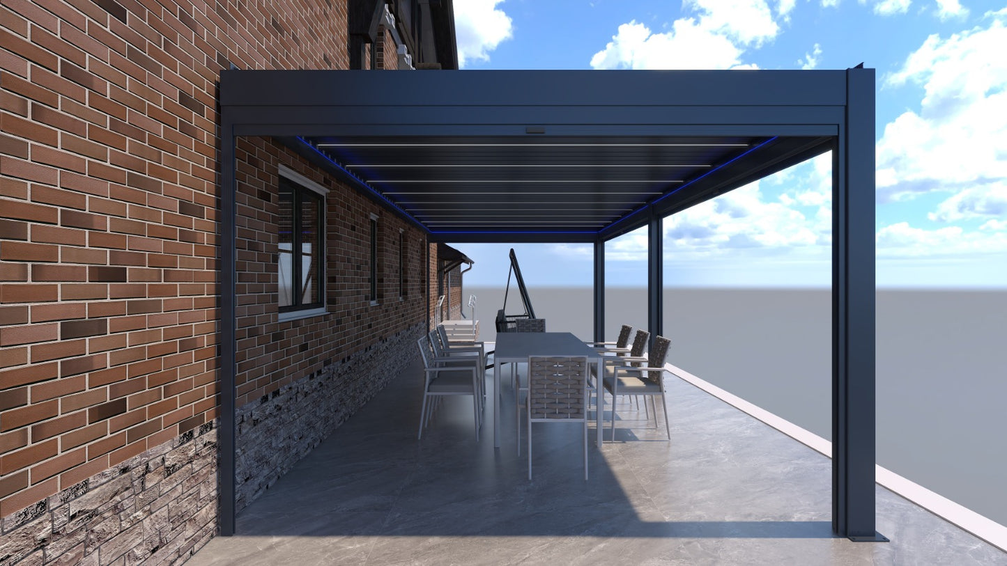 PergoTec Lite Aluminium Pergola Led Lights