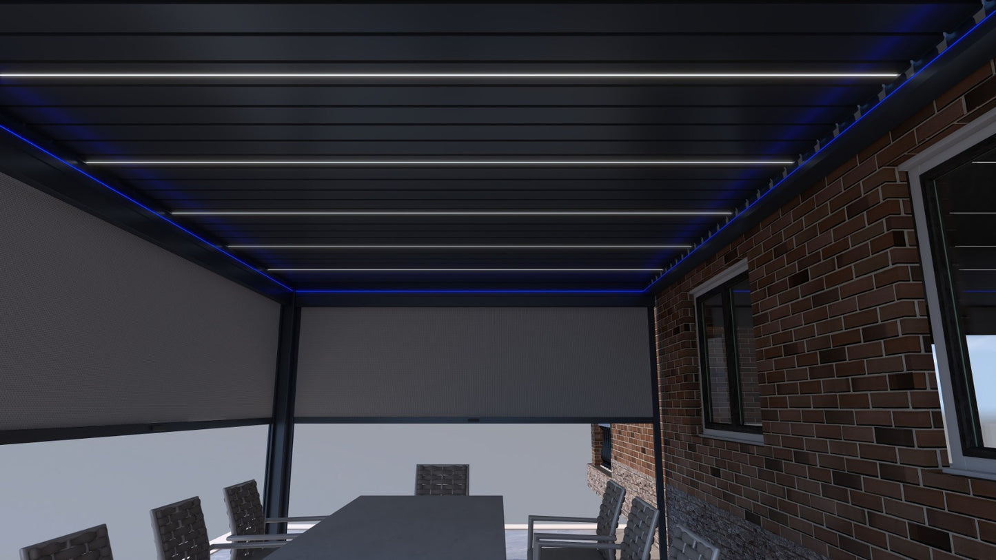 PergoTec Lite Aluminium Pergola Led Lights