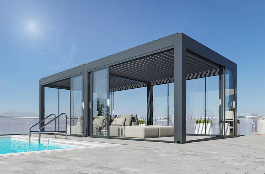 PergoTec Lite Aluminium Pergola Led Lights