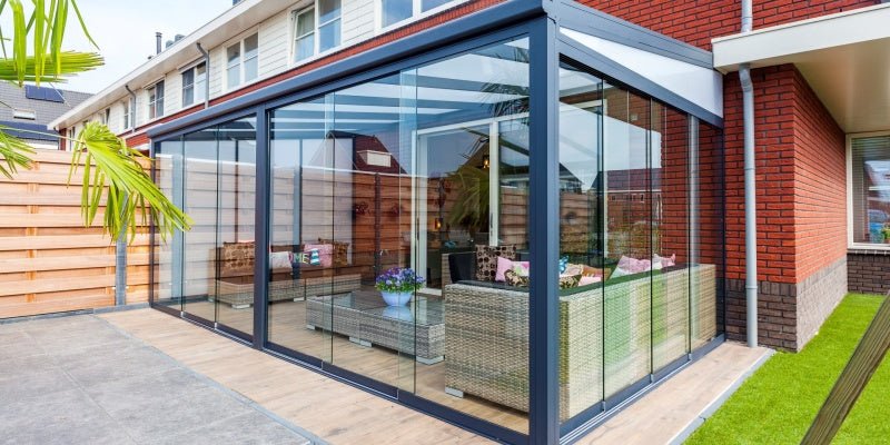Glass side wall 4m Sliding Doors