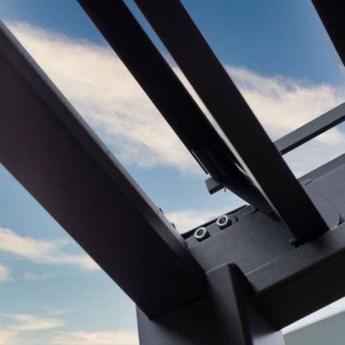 3.6m x 3m Aluminium Pergola Grey