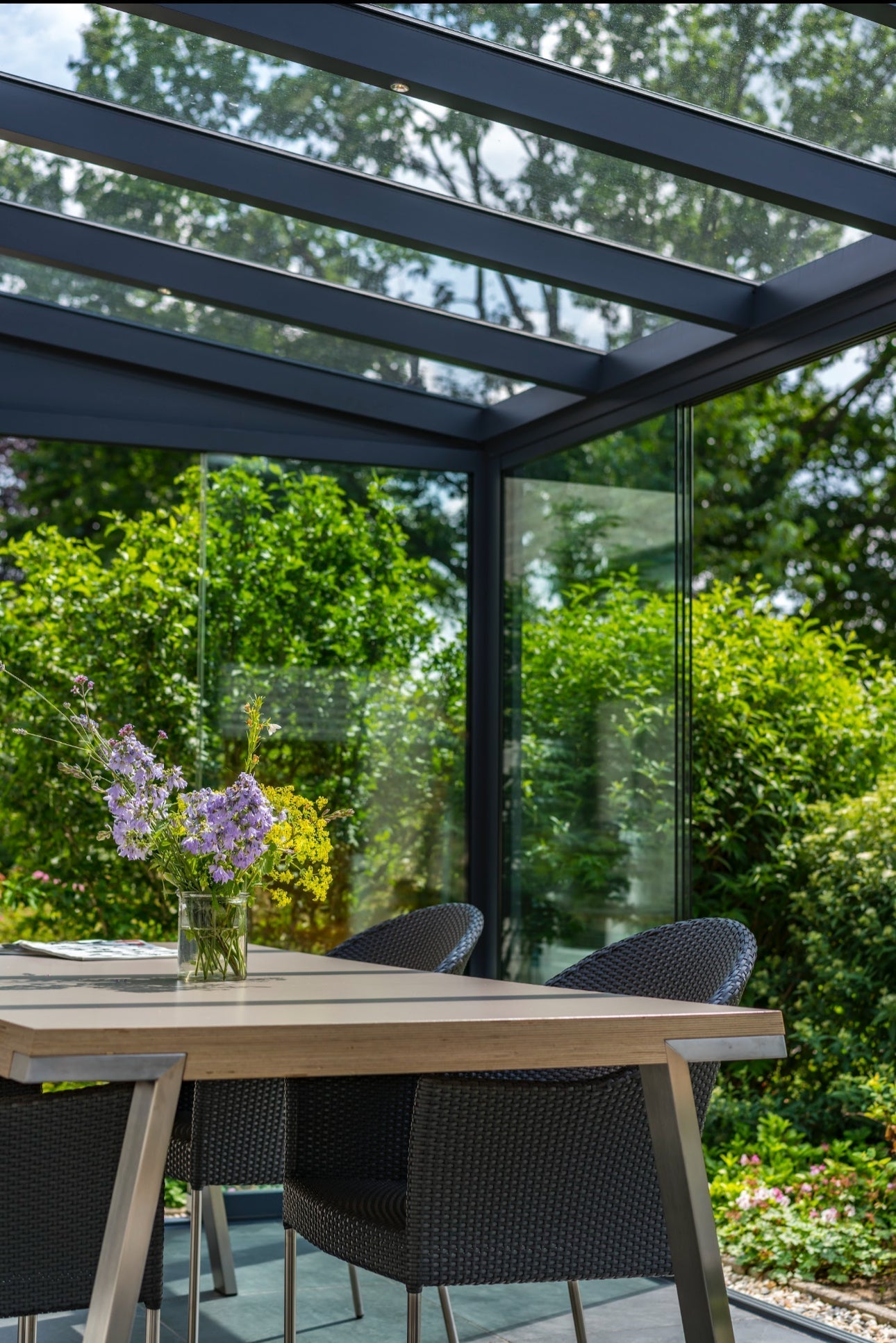 Skyline Aluminium Glass Room Pergola Veranda Extension