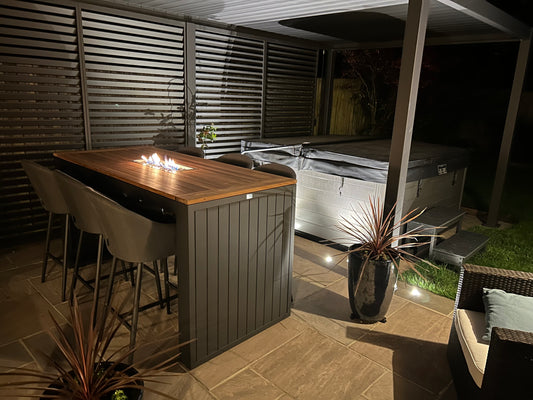 1.2m Aluminium Side Wall - Grey