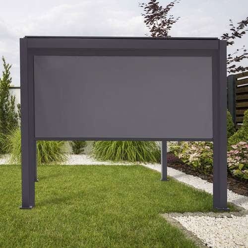 Pull Down Screen for 3m pergola Grey