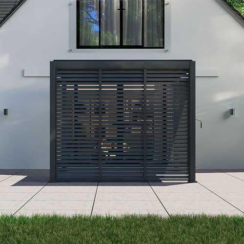 3x 1.33m Aluminium Side Wall - Grey