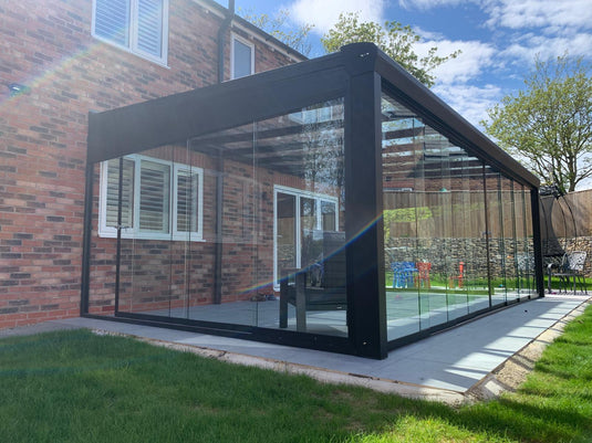 SkyView Pro Aluminium Glass Room Veranda Awning