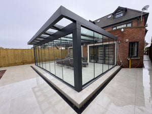 Skyview Cube Line Glass Sun Room Aluminium Veranda