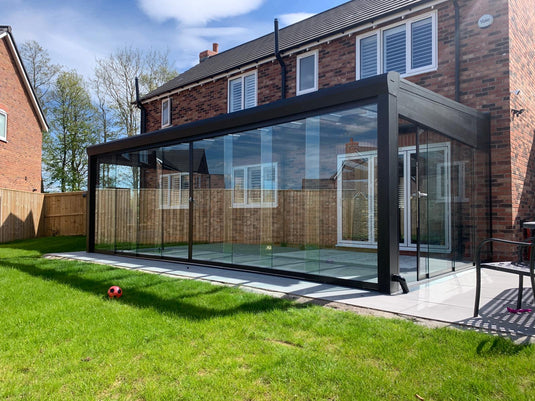 SkyView Pro Aluminium Glass Room Veranda Awning