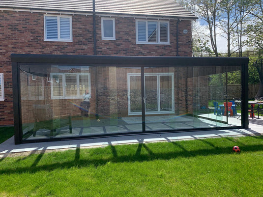 SkyView Pro Aluminium Glass Room Veranda Glass Roof Extension