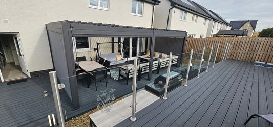 Titan 7.2m x 3.6m  Aluminium Pergola | Assembly Option