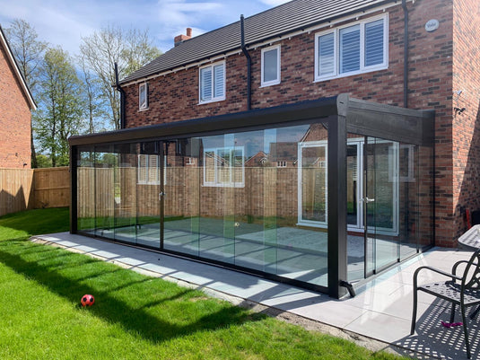 SkyView Pro Aluminium Glass Room Veranda Awning