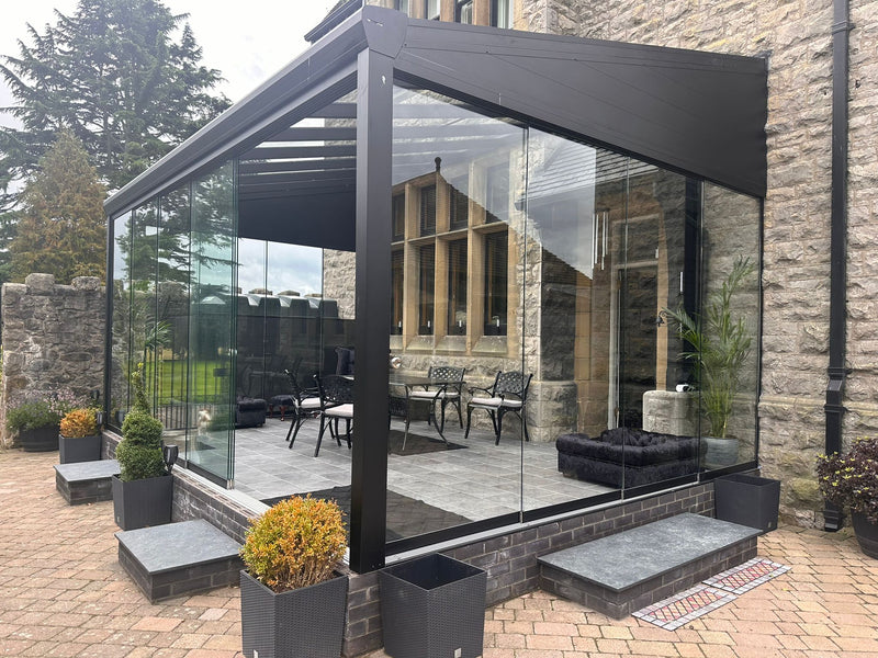 Load image into Gallery viewer, SkyView Pro Aluminium Glass Room Veranda Awning
