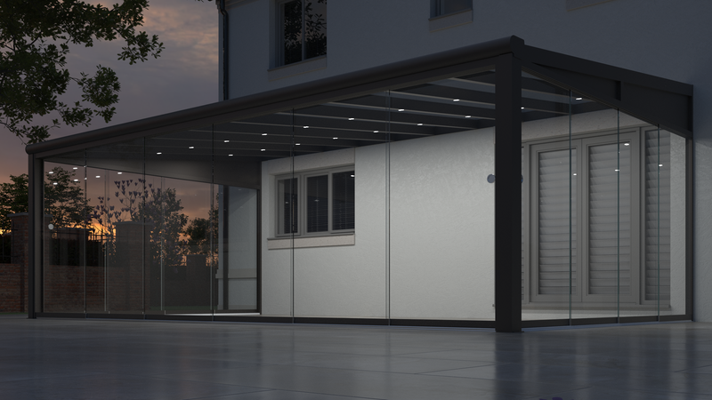 Load image into Gallery viewer, SkyView Pro Aluminium Glass Room Veranda Awning
