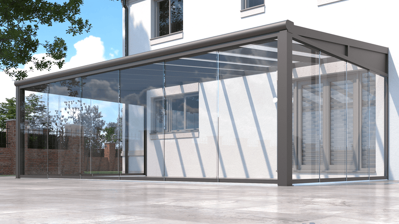 Load image into Gallery viewer, SkyView Pro Aluminium Glass Room Veranda Awning
