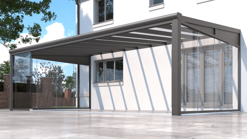 Load image into Gallery viewer, SkyView Pro Aluminium Glass Room Veranda Awning
