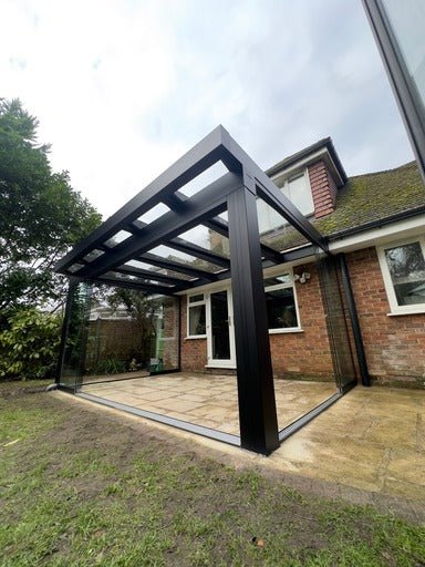 Skyview Cube Line Glass Sun Room Aluminium Veranda