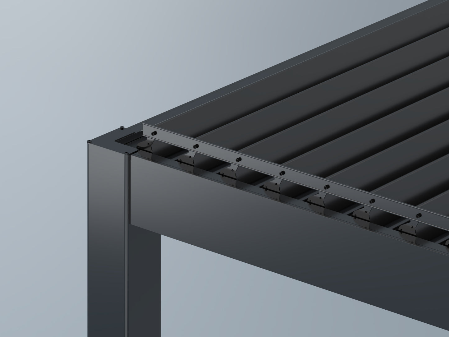 PergoTec Lite Motorised Roof Aluminium Pergola Led Lights