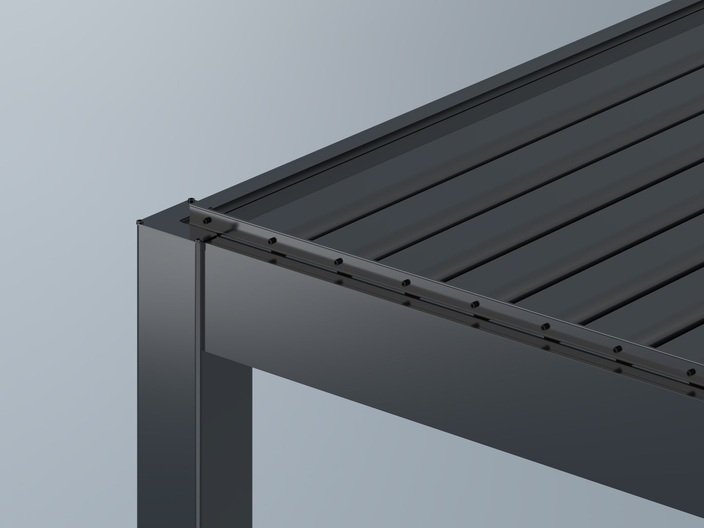 PergoTec Lite Motorised Roof Aluminium Pergola Led Lights