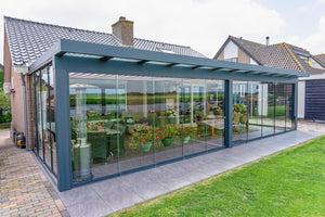 Glass sun room verandas