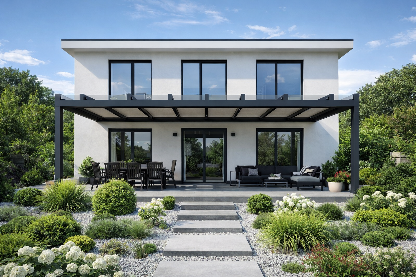 Skyview Cube Compact  Glass Sun Room Aluminium Veranda