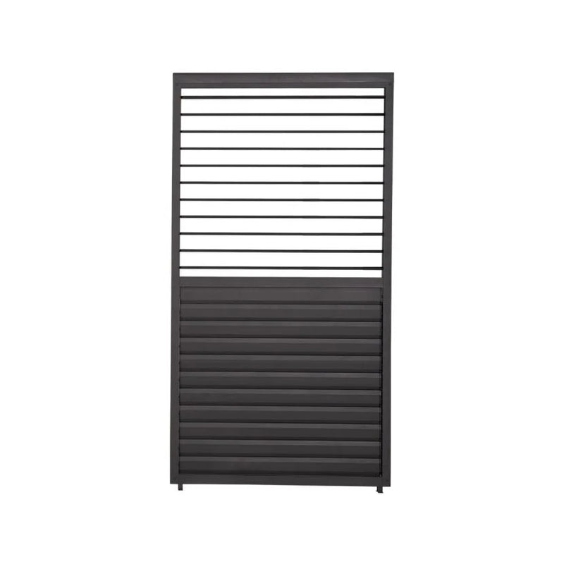 Load image into Gallery viewer, Titan 1.33m Aluminium Side Wall With Adjustable Louvres for 4m Titan Pergola - Grey
