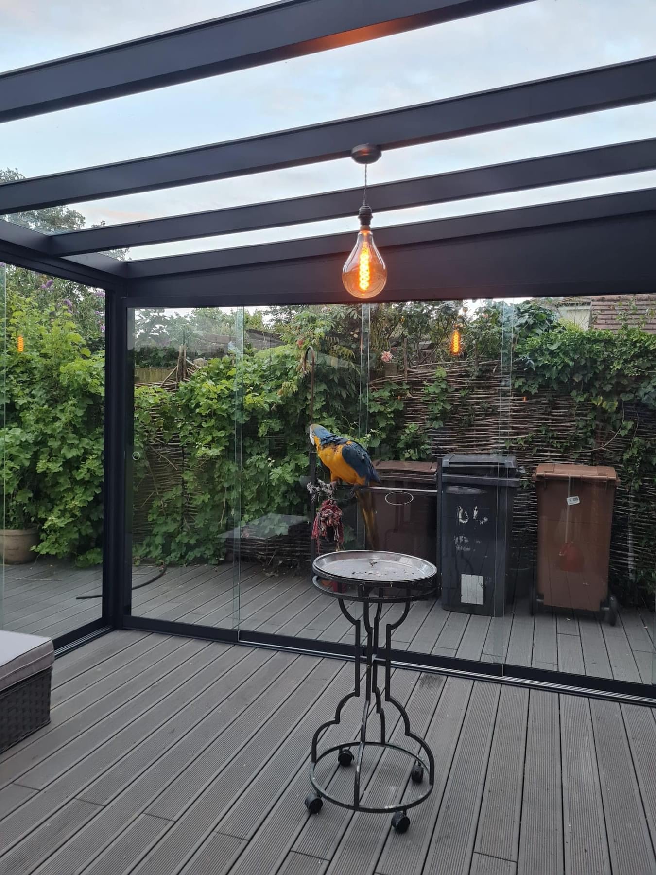 Skyline Aluminium Glass Room Pergola Veranda extension  Grey