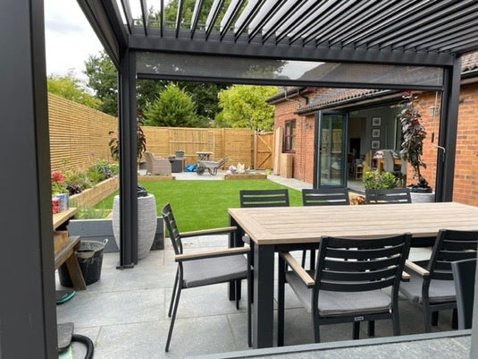 Titan 4m x 3.6m Aluminium Pergola | New Model | Assembly Option