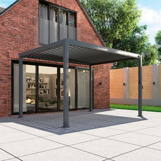 Titan 4m x 3.6m Aluminium Pergola | New Model | Assembly Option