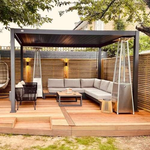 Titan 4m x 3.6m Aluminium Pergola | New Model | Assembly Option