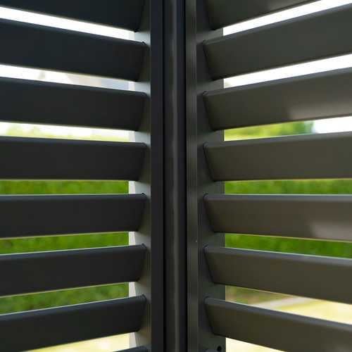 Nova Titan Aluminium Pergola Anthracite Grey