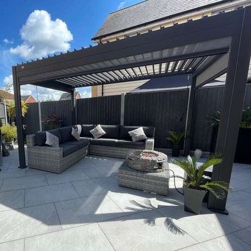 Load image into Gallery viewer, Titan 4m x 3.6m Aluminium Pergola | New Model | Assembly Option
