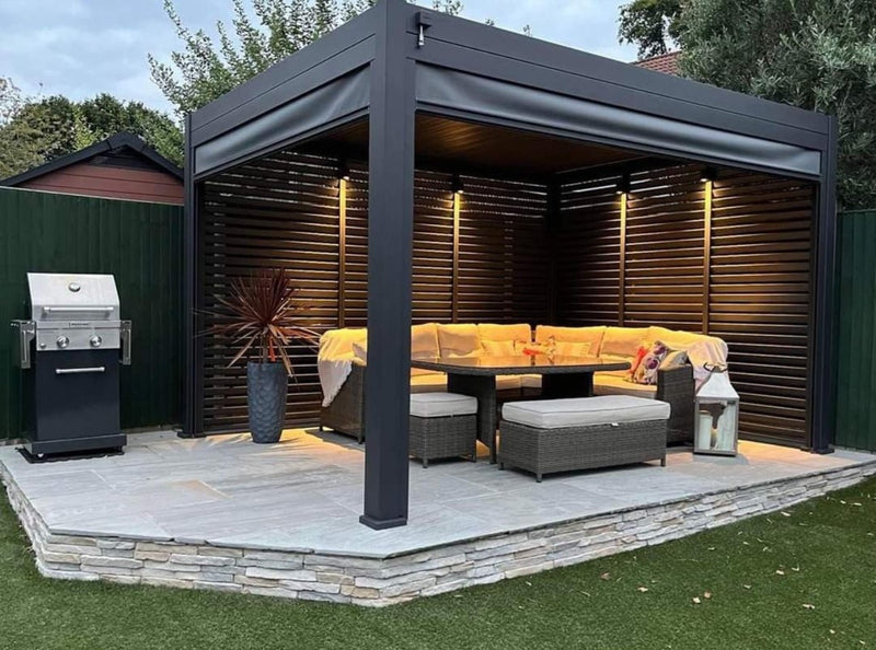 Load image into Gallery viewer, Titan 4m x 3.6m Aluminium Pergola | New Model | Assembly Option
