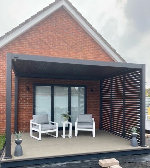 Titan 4m x 3.6m Aluminium Pergola | New Model | Assembly Option