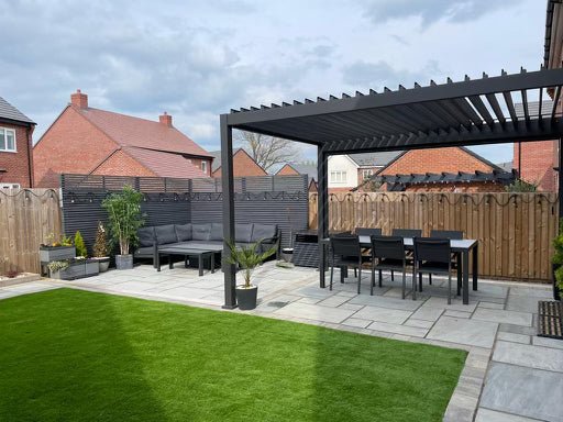 Titan 4m x 3.6m Aluminium Pergola | New Model | Assembly Option