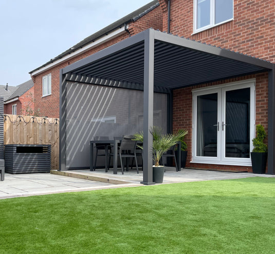 Titan 4m x 3.6m Aluminium Pergola | New Model | Assembly Option