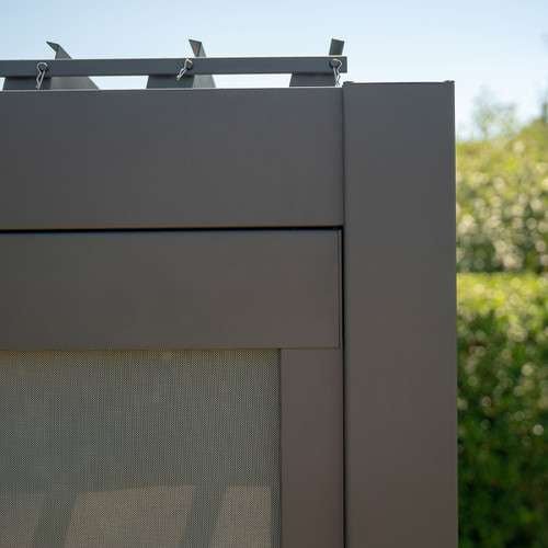 Pull Down Screen for Titan 3.6m Pergolas - Grey