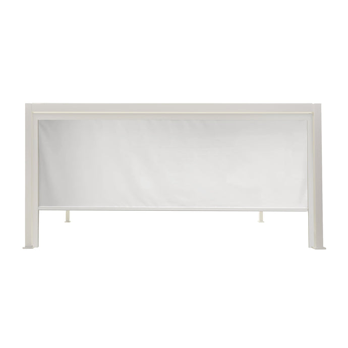 Pull Down Screen for Titan 3.6m Pergolas - White