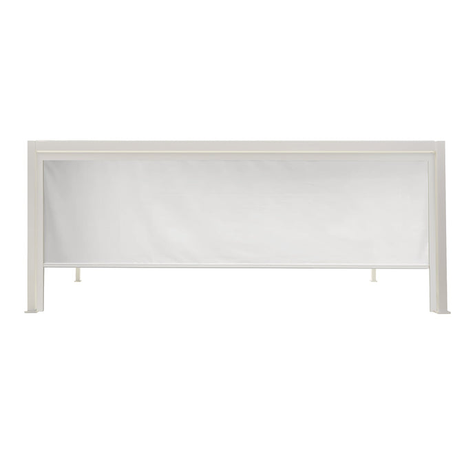 Pull Down Screen for Titan 4m Pergolas - White