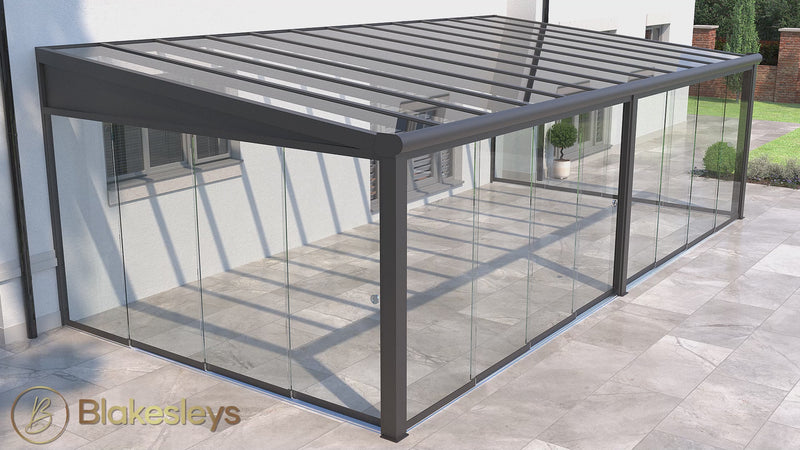 Load and play video in Gallery viewer, SkyView Pro Aluminium Glass Room Veranda Awning
